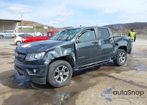 2017 Chevrolet Colorado Z71 из США, поврежденный, VIN 1GCGTDEN1H1219802